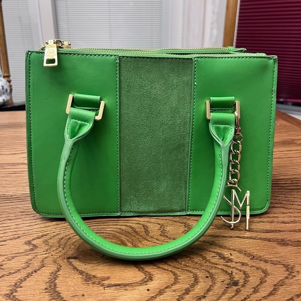 Steve Madden Bgenna 2 Green Satchel Crossbody Bag